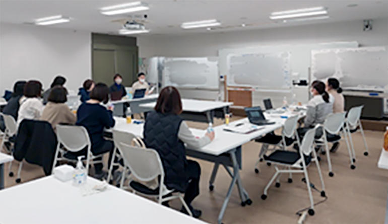 実習まとめの会でのディスカッション