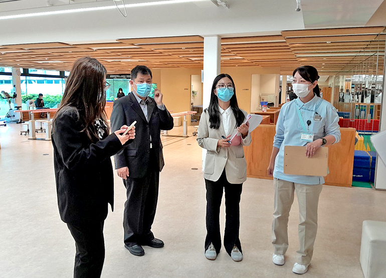 成田リハ病院視察