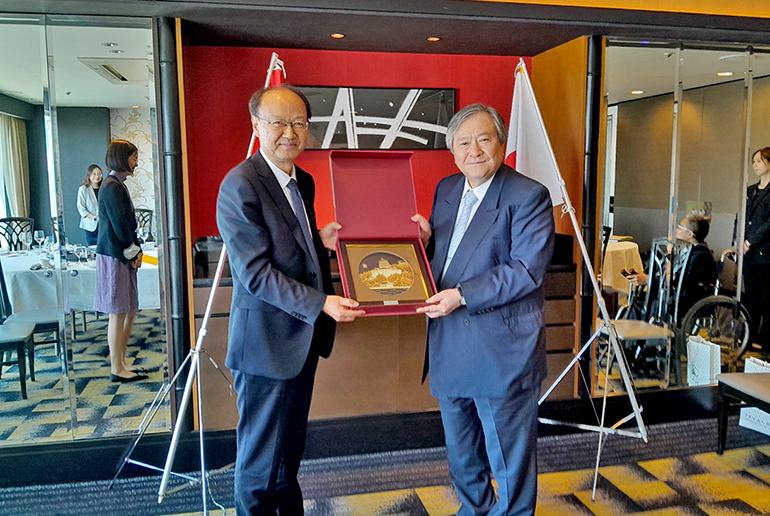 周理事長と高木理事長