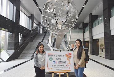 成田キャンパスへ研修に来た海外の方々の様子その1