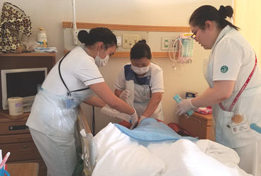 大田原キャンパスへ研修に来た海外の方々の様子その1