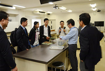 大田原キャンパスへ研修に来た海外の方々の様子その2